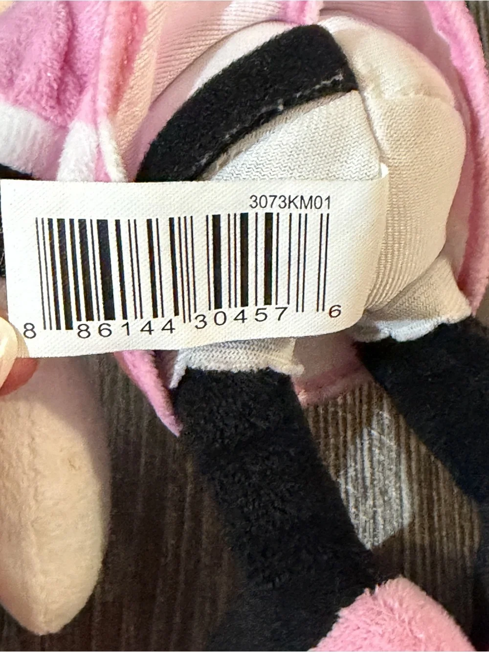 Disney Junior Minnie Mouse Pink Polka Dot Dress Plush Stuffed Animal Toy